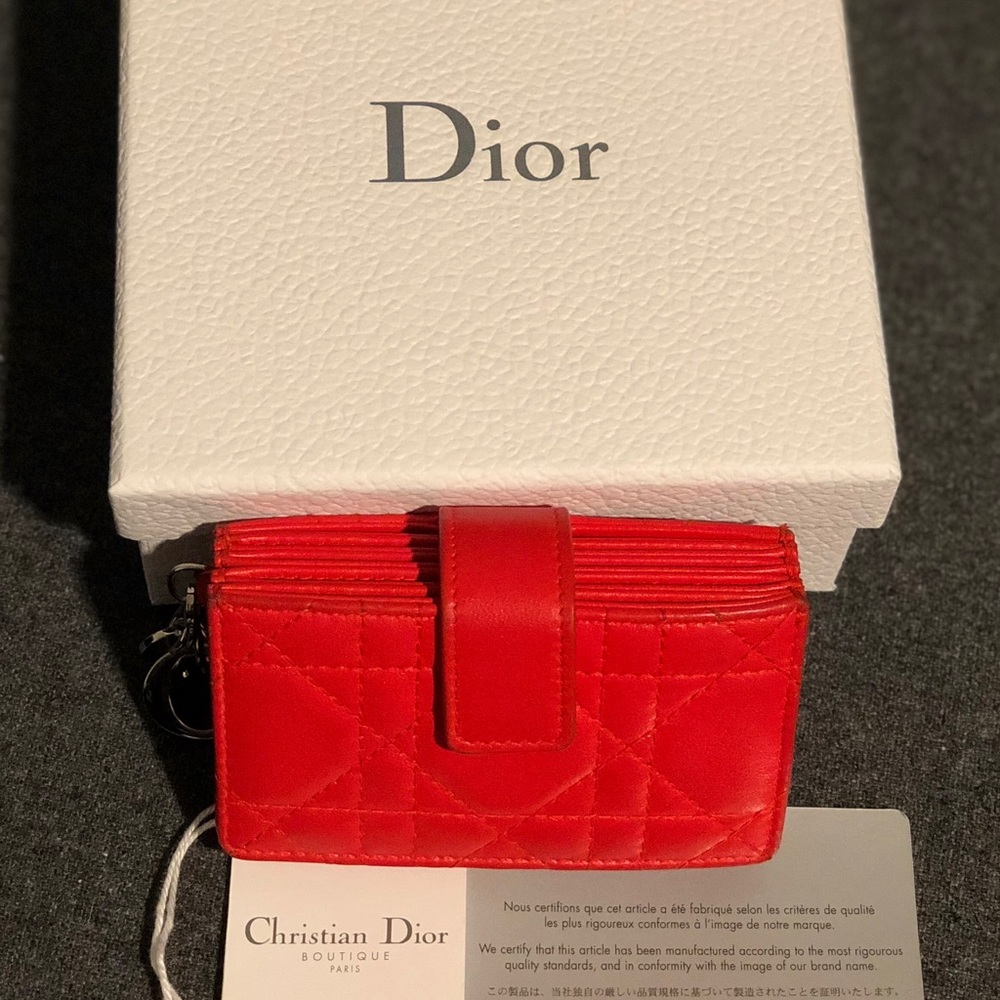 Lady dior Card Holder